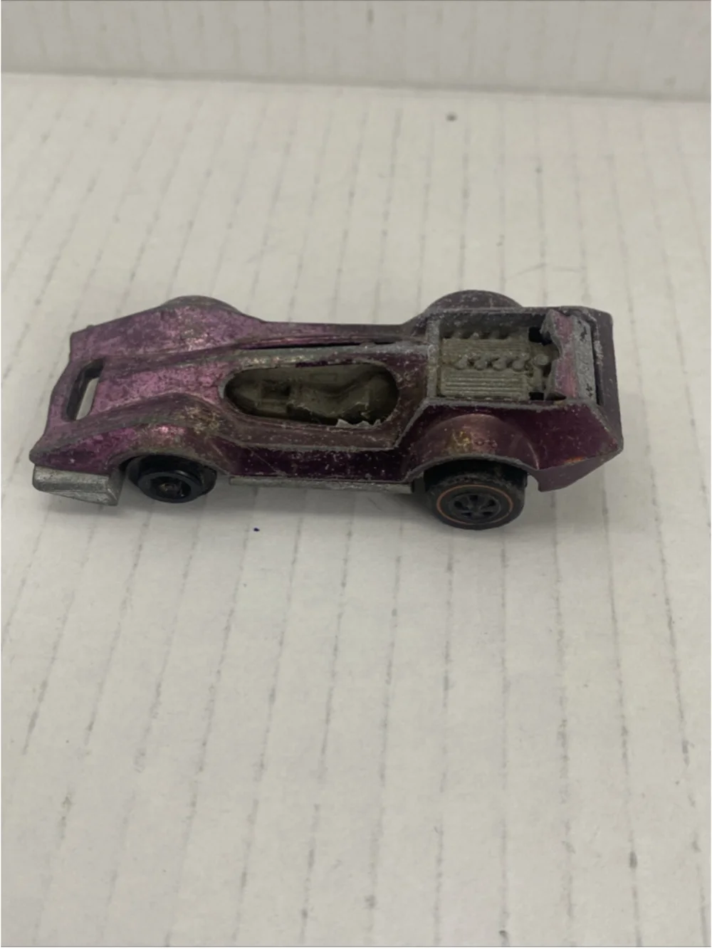 1971 Redline Hot Wheel - BUGEYE Used MAGENTA ORIGINAL VTG Diecast Car